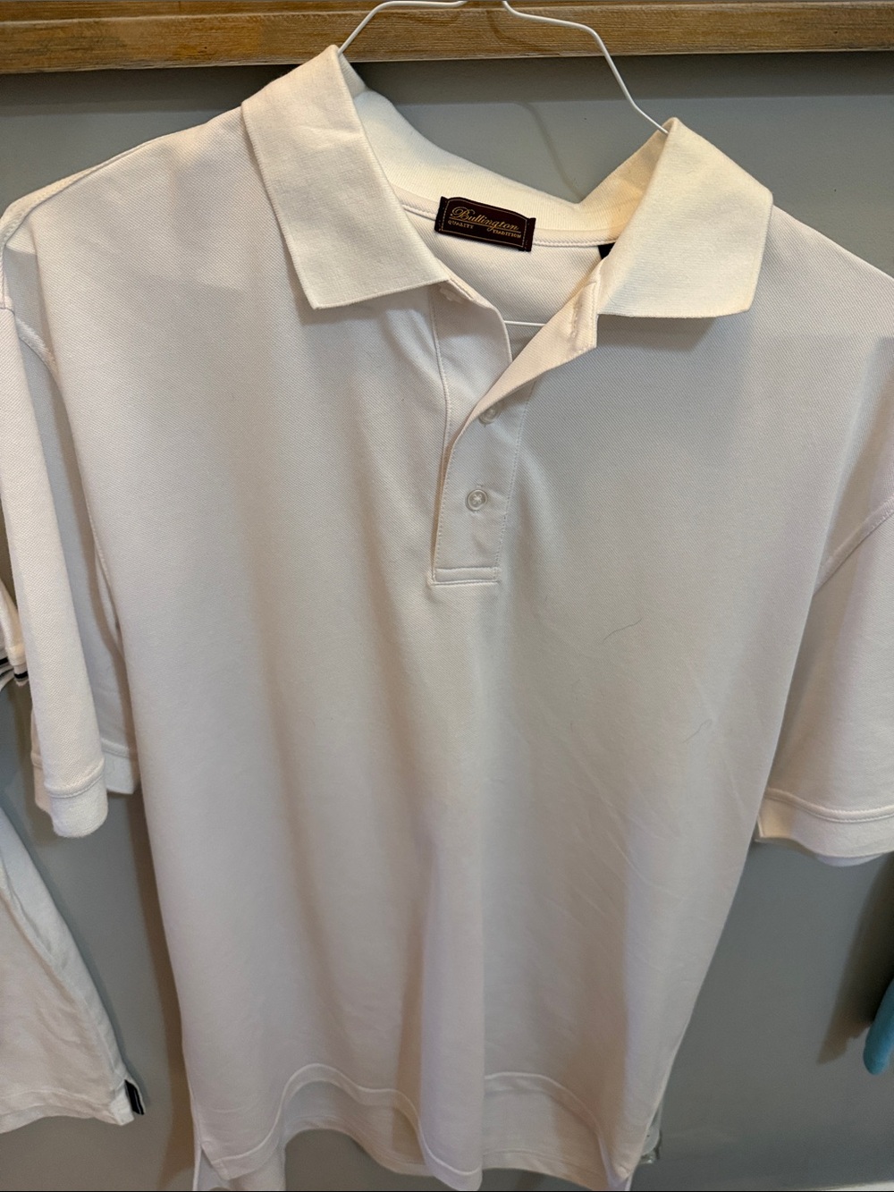 Classic Men's Polo Shirt in Cream by bullington